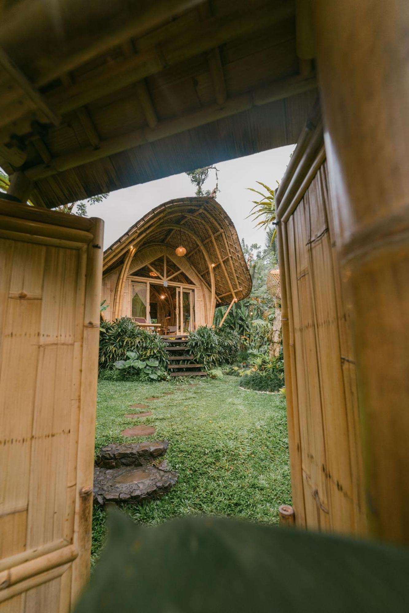 Arcada Bali Bamboo House Villa Sidemen  Exterior photo