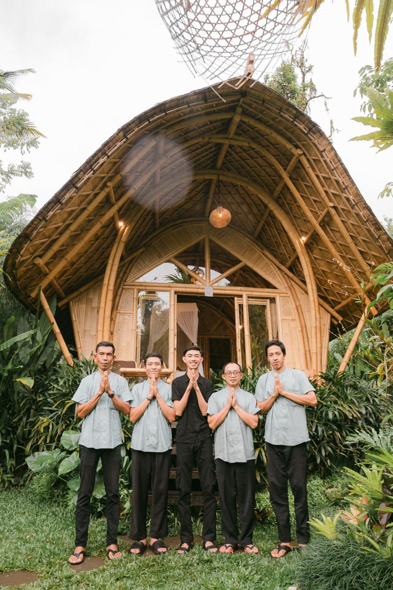 Arcada Bali Bamboo House Villa Sidemen  Exterior photo