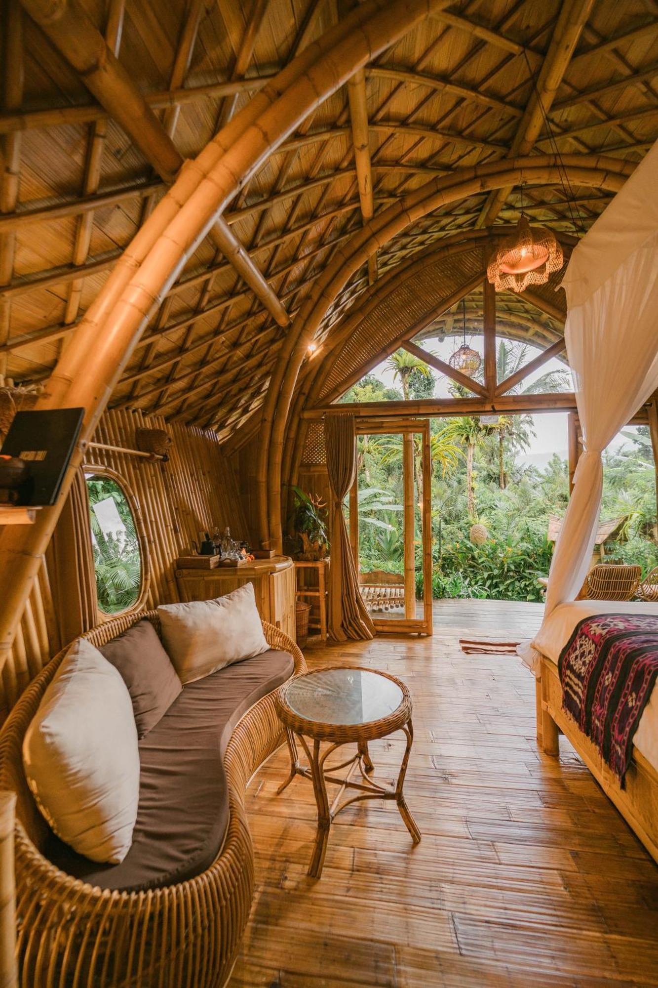Arcada Bali Bamboo House Villa Sidemen  Exterior photo