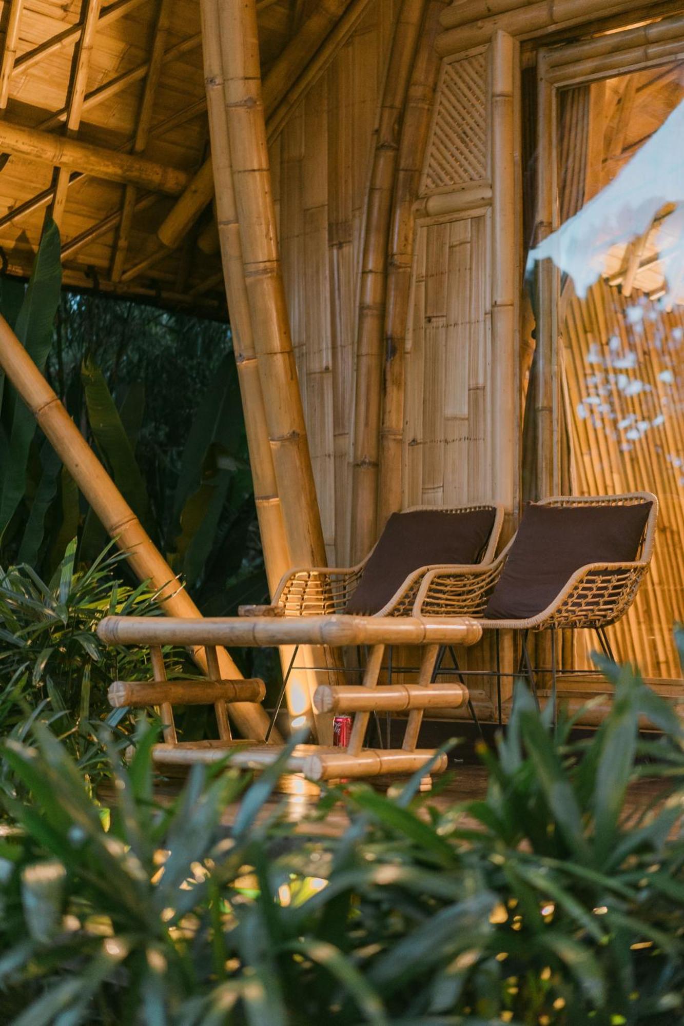 Arcada Bali Bamboo House Villa Sidemen  Exterior photo